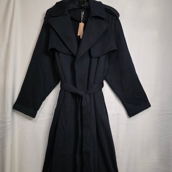 NWT Skims Boyfriend Fleece Oversized Trench Coat S - Picture 2 of 16